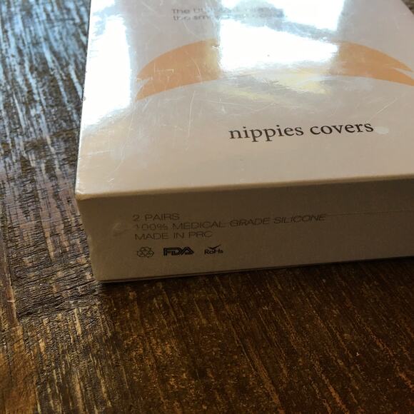 Pvendor Nipple Cover 2 Pairs SEALED Size Large Reusable Silicone Pasties 10 cm - Picture 3 of 4